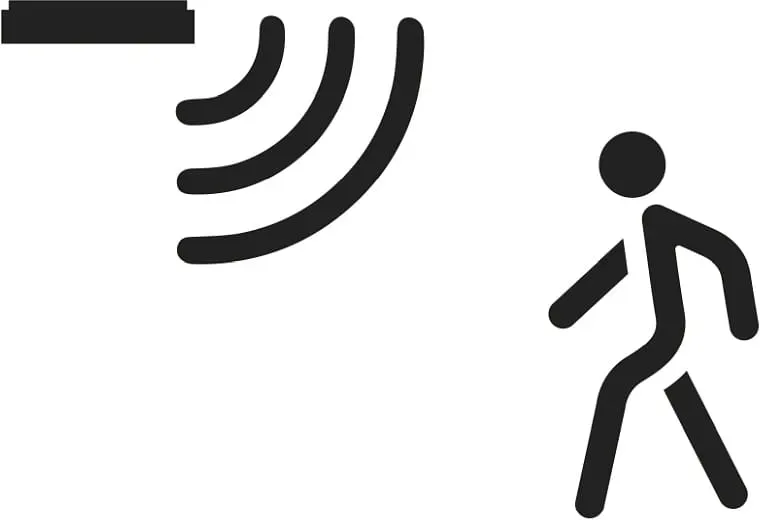 Frisch-Licht Präsenzmelder für LED Wand-/Deckenleuchte, in der Leuchte verbaut FL-DLPME