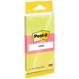 Post-it Haftnotiz Neon Notes 6812N, 51x38mm sort 3St