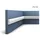 Orac DECOR PX116 AXXENT Profilleiste Zierleiste Wand-Dekor-Fries-Leiste 2 m 200 cm x 3,1 cm x 1 cm Weiß