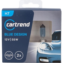 Cartrend H7 Autolampe XENON Blue Design 12V 55W Doppelpack