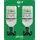 PLUM SAFETY APS Augenspülstation 2x0,5l H290xB228xT80ca.mm Haltbarkeit 3 Jahre(ungeöff. Flasche)