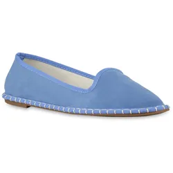 Damen Slip Ons in Blau
