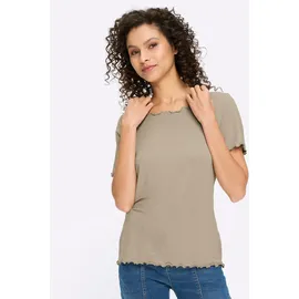 Heine Doppelpack T-Shirt Beige/Braun 48