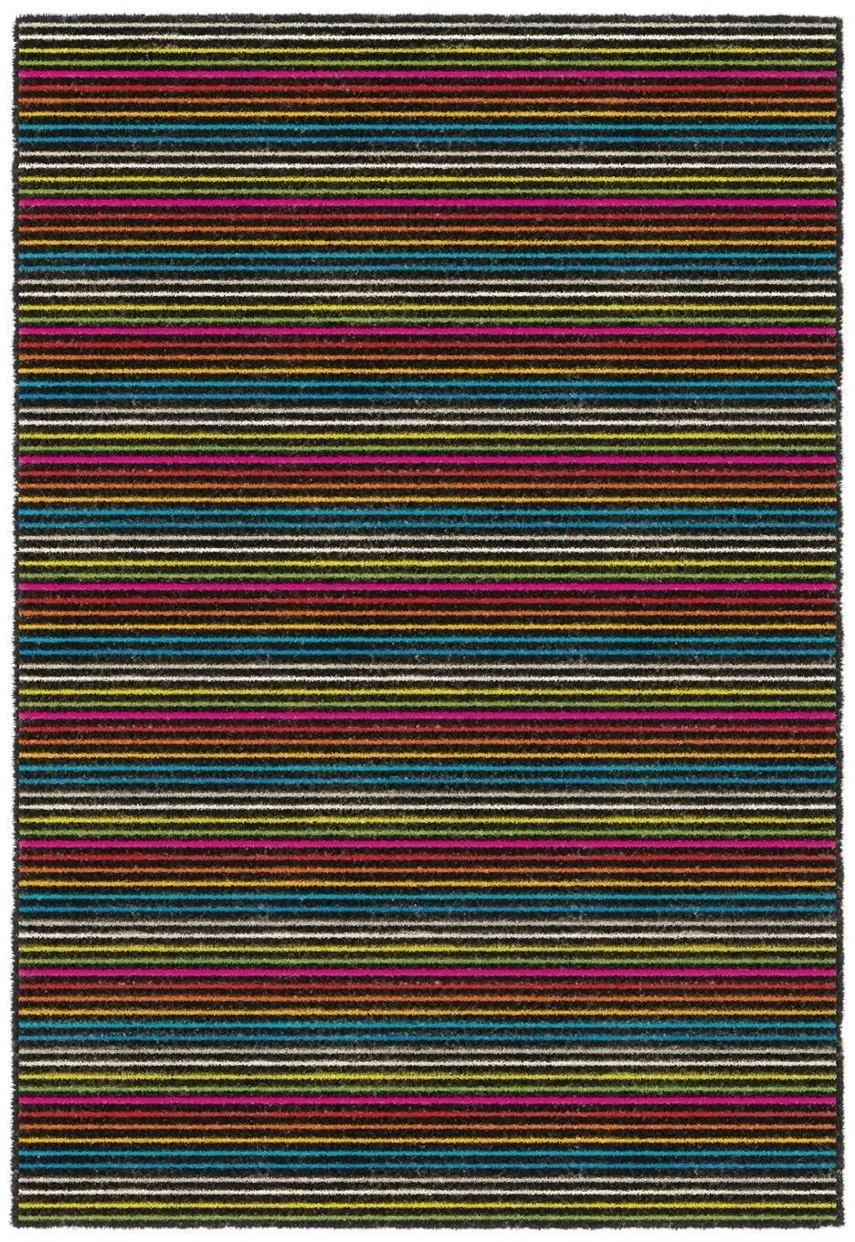 Teppich ARTE ESPINA "Jazz 8134", bunt (multi), B:170cm H:18mm L:240cm, Polyester, Teppiche, Handgemachte Qualität, jeder Teppich ein Einzelstück