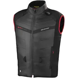 SHIMA Powerheat verwarmbaar vest, zwart, XS Voorman