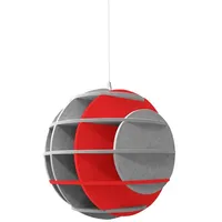 Platino24 Wandpaneel SATELLITE rot 2 St. Durchmesser 40 cm