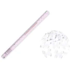 Partydeco Konfettishooter 80 cm Weiß