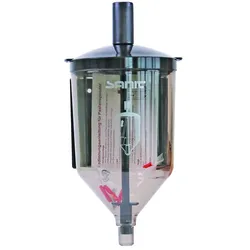 Sanit Handwasch-Pasten-Spender mit Wandhalter für ca. 300 Portionen, 1 Stück 2500 ml 3301