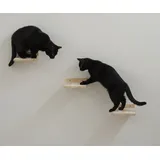 Lottchen Catwalk Katzentreppe Massivholz Stufen Kletterwand Wandkratzbaum