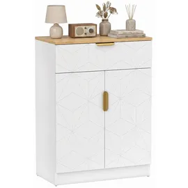 Homcom Sideboard 32 x 82 x 60 cm Weiß