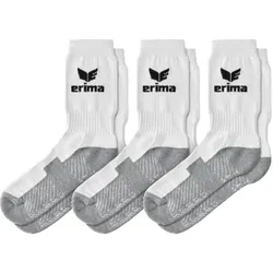 Erima 3-Pack Sportsocken Herren - weiß - 47-50