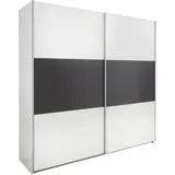 Rauch Schwebetürenschrank »Borba«, schwarz-weiß