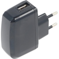 AccuCell 100-240 Volt USB Ladeadapter, Ausgang 5V, 2000mA, USB Ladegerät, Schwarz