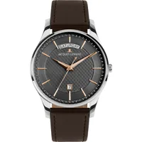 Jacques Lemans Herrenuhr London Quarz Braun/Anthrazit