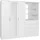 Forte Panama Kleiderschrank 200 199 x 52,7 x 181 Weiß