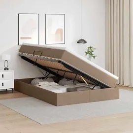 vidaXL Aufbewahrungsbett 140 x 200 cm Braun