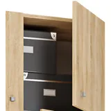 VCM Putzschrank Lona 70 x 223 x 39 cm Braun