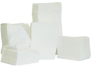 Papierwischtuch "Saugfix", weiß, 1-lagig, 30 x 38 cm, Universell einsetzbar, 1 Paket = 700 Tücher