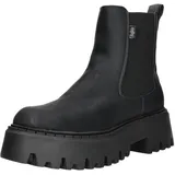 Buffalo Aspen Chelsea Damenlederstiefel In Schwarz - EUR 40 - 40 EU