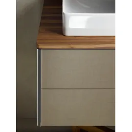 Duravit XSquare 160x55x2cm, m 1 AS, B li, Amerik. Nussb