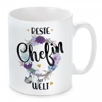 Herzbotschaft Kaffeetasse 0,3 l Weiß