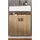 inn.furn Waschbeckenunterschrank in Eiche 80 cm, Livia