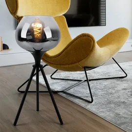 GLOBO Tischlampe Schwarz