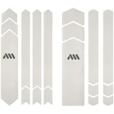 ALL MOUNTAIN STYLE Honeycomb Full Rahmenschutzaufkleber - klar silber - Einheitsgröße