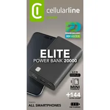 Cellular Line Cellularline Powerbank USB Typ-C (Schwarz)