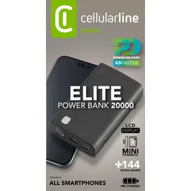 Cellular Line Cellularline Powerbank USB Typ-C (Schwarz)