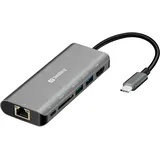 Sandberg USB-C Dock HDMI+LAN+SD+USB100W