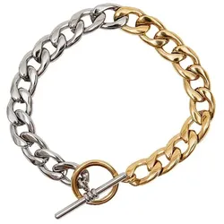 CIMER The Label Armband "Gaia" Gold Silber Bicolor 
