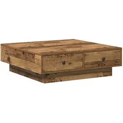 vidaXL Couchtisch Altes Holz Recyceltes Holz 90 x 90 x 28 cm