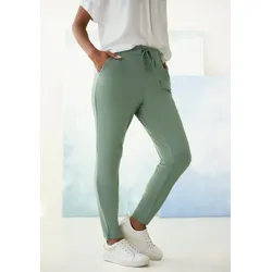 LASCANA Schlupfhose, aus glatter Jerseyqualität, leichte Sommerhose mit Taschen, bügelfrei LASCANA jade 46