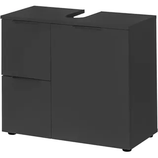 None Waschbeckenunterschrank Porto, schwarz B/H/T: ca. 70x60x35 cm - schwarz