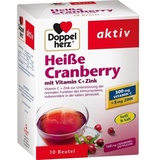 Doppelherz Aktiv Heiße Cranberry mit Vitamin C+Zink Granulat 10 St.