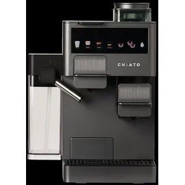 chiato coffeePLAY 5-in-1 Espressomaschine mit Mahlwerk und Milchsystem - Grau