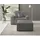 OTTO home Loveseat FINNLEY Cord 120 x 85 x 166 cm Grau mit Hocker