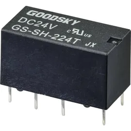 GOODSKY GS-SH-224T Printrelais 24 V/DC 2 Wechsler Tube