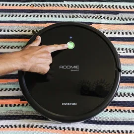 Prixton Roomie Smart Roboter-Staubsauger | Saugen und Schrubben, WLAN, Mobile App - Schwarz