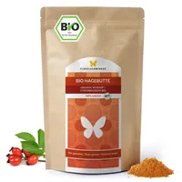 Flügelschwinger 1kg BIO Hagebutten Pulver, zertifizierte Bio Qualität, aus sonnengereiften ganzen Früchten, fein gemahlen (1000g)