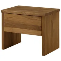 MASSIVMOEBEL24.DE Nachttisch Wildeiche 50x35x40 tabacco geölt JANGALI #319 |