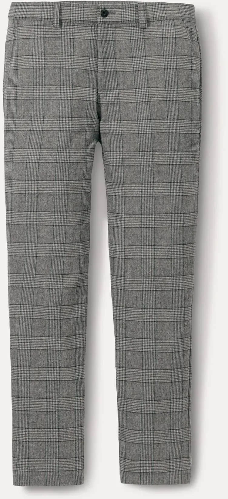 Walbusch Herren Premium Sport-Flanell Hose Grau kariert