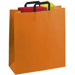 VP 50er-Pack Tragetaschen 40 x 45 cm orange