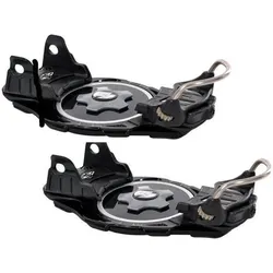 Snowboard Alpin Plattenbindung INTEC TITANIUM Black Step-In-Bindung schwarz L+