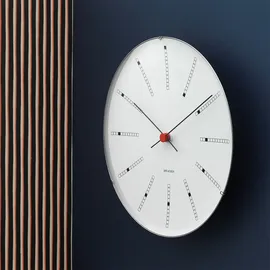 Arne Jacobsen Bankers Wanduhr 16 cm 16 weiß