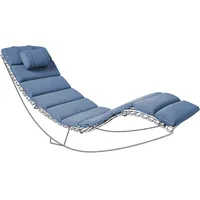 Beliani Liegenauflage 180 x 60 cm blau 1 St.