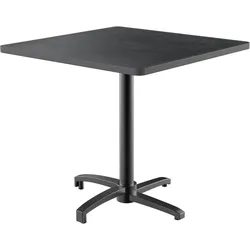Gastro Outdoor Terrassentisch Rene | klappbar | 70x70 cm | Resalit Dunkler Schiefer