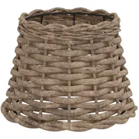 vidaXL Lampenschirm Braun Ø20x15 cm Korbweide