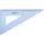 RUMOLD Zeichendreieck 60° 20 cm Kunststoff transparent